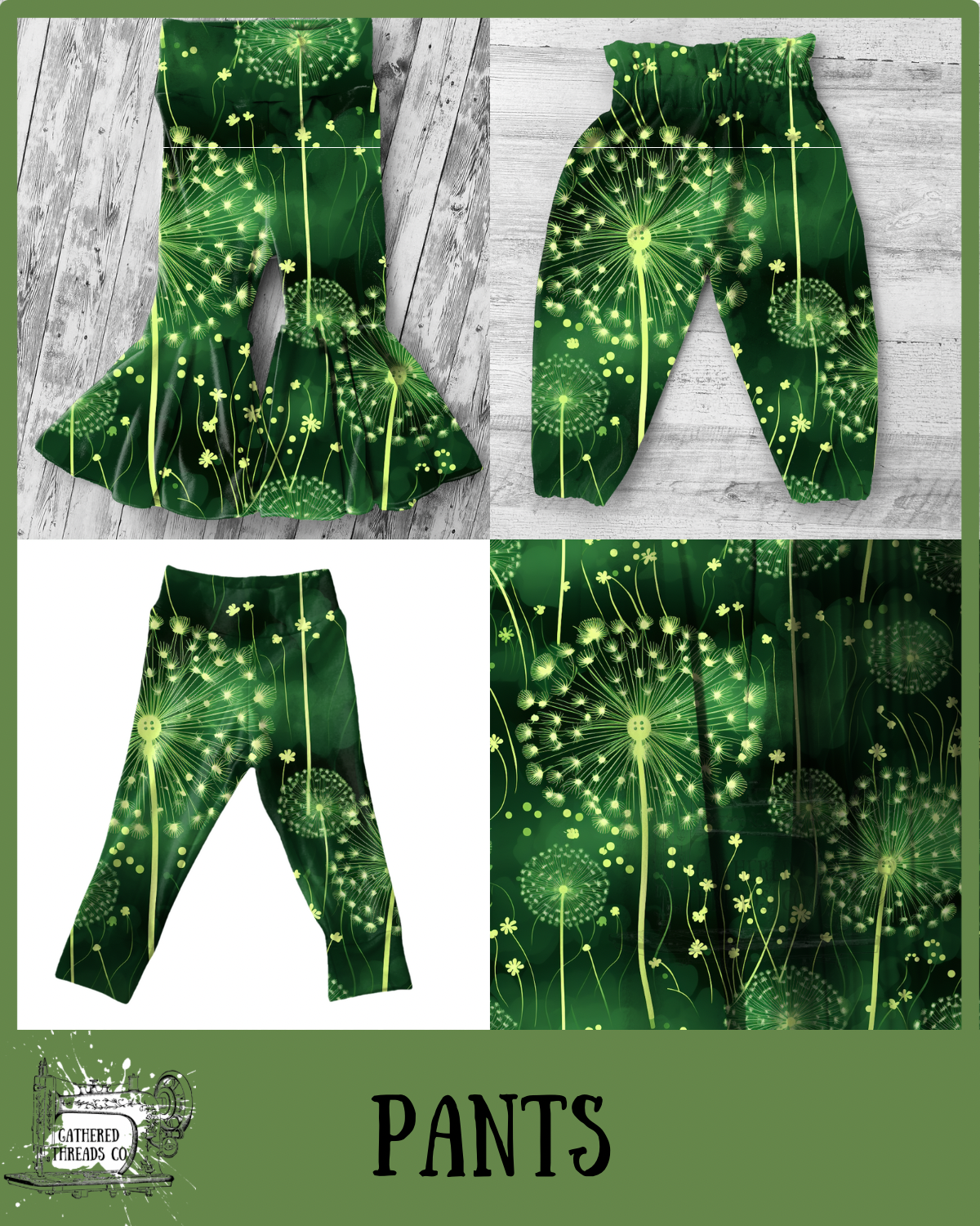 Green Dandies  Pants