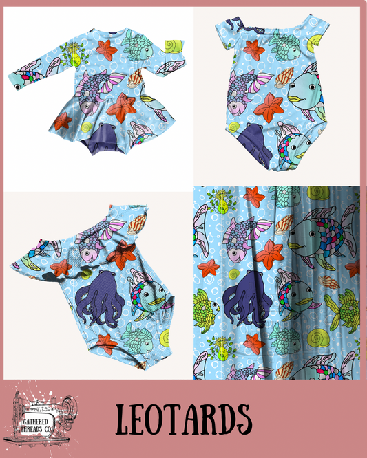 Rainbow Fish Leotards