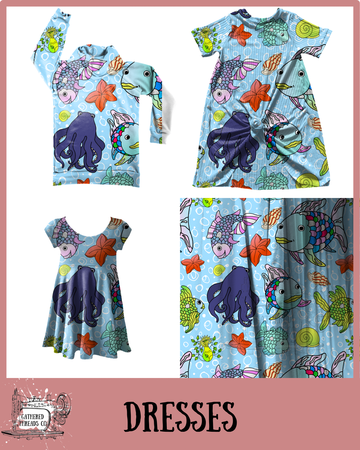 Rainbow Fish Dresses