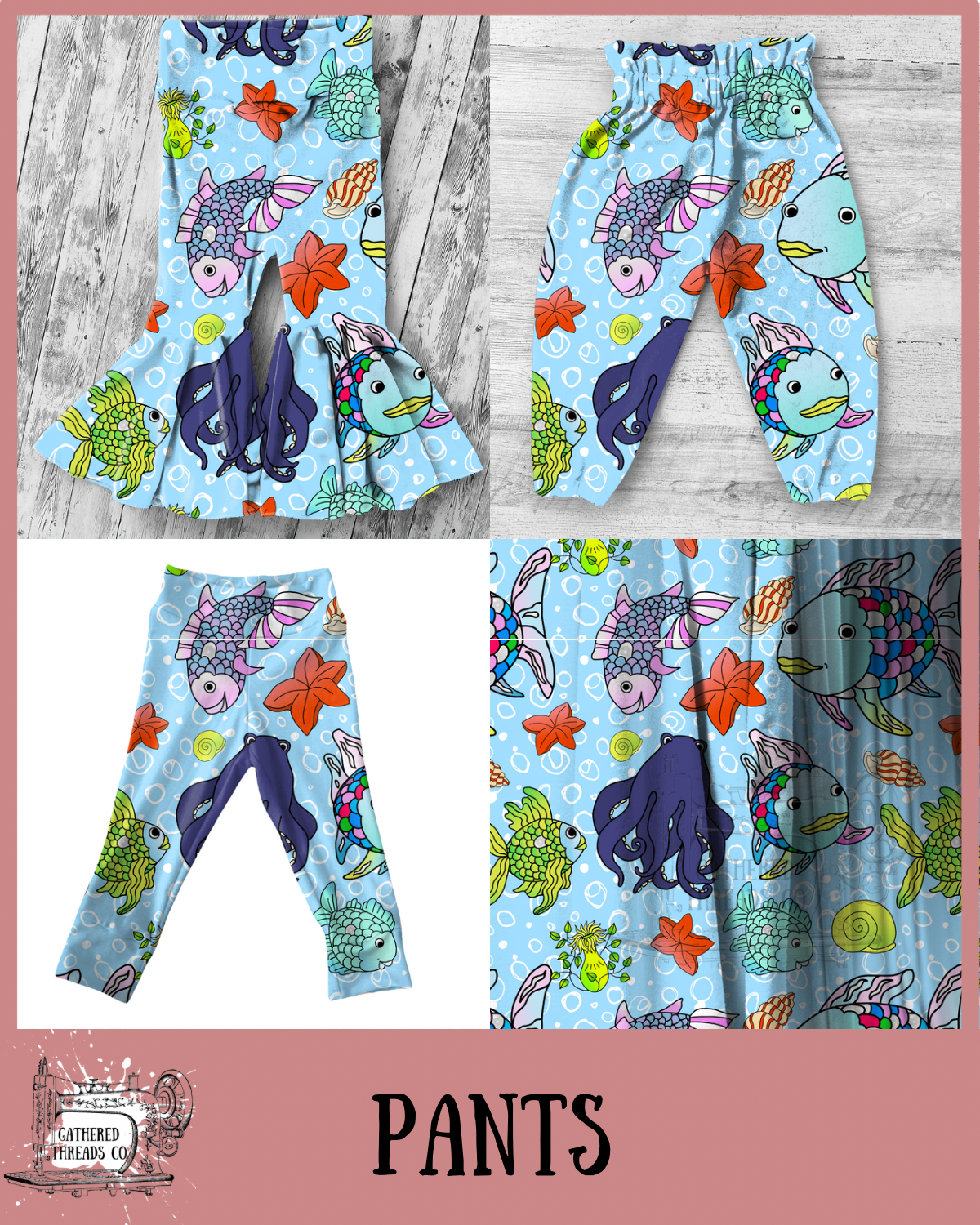 Rainbow Fish Pants