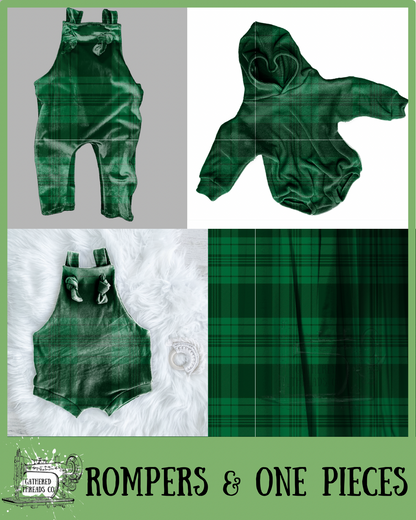 Emerald Plaid  Rompers & One Pieces