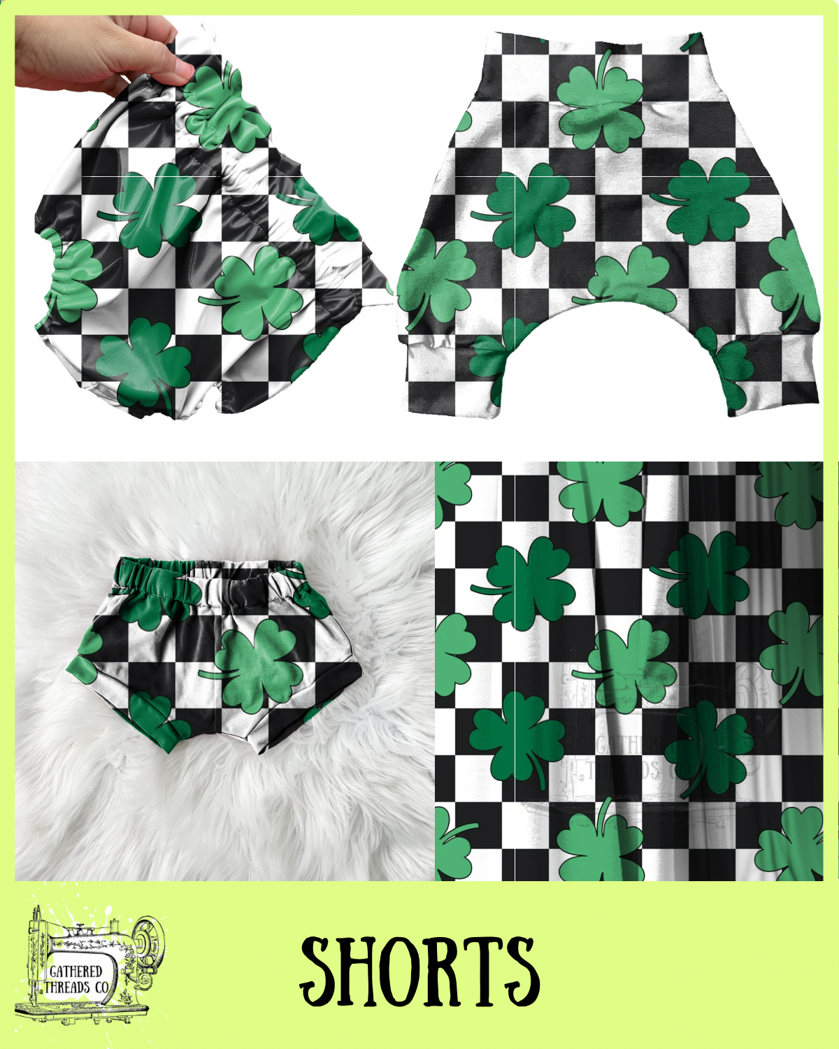 Shamrock Checkers Shorts