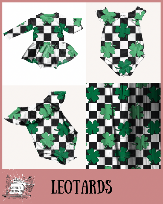 Shamrock Checkers Leotards