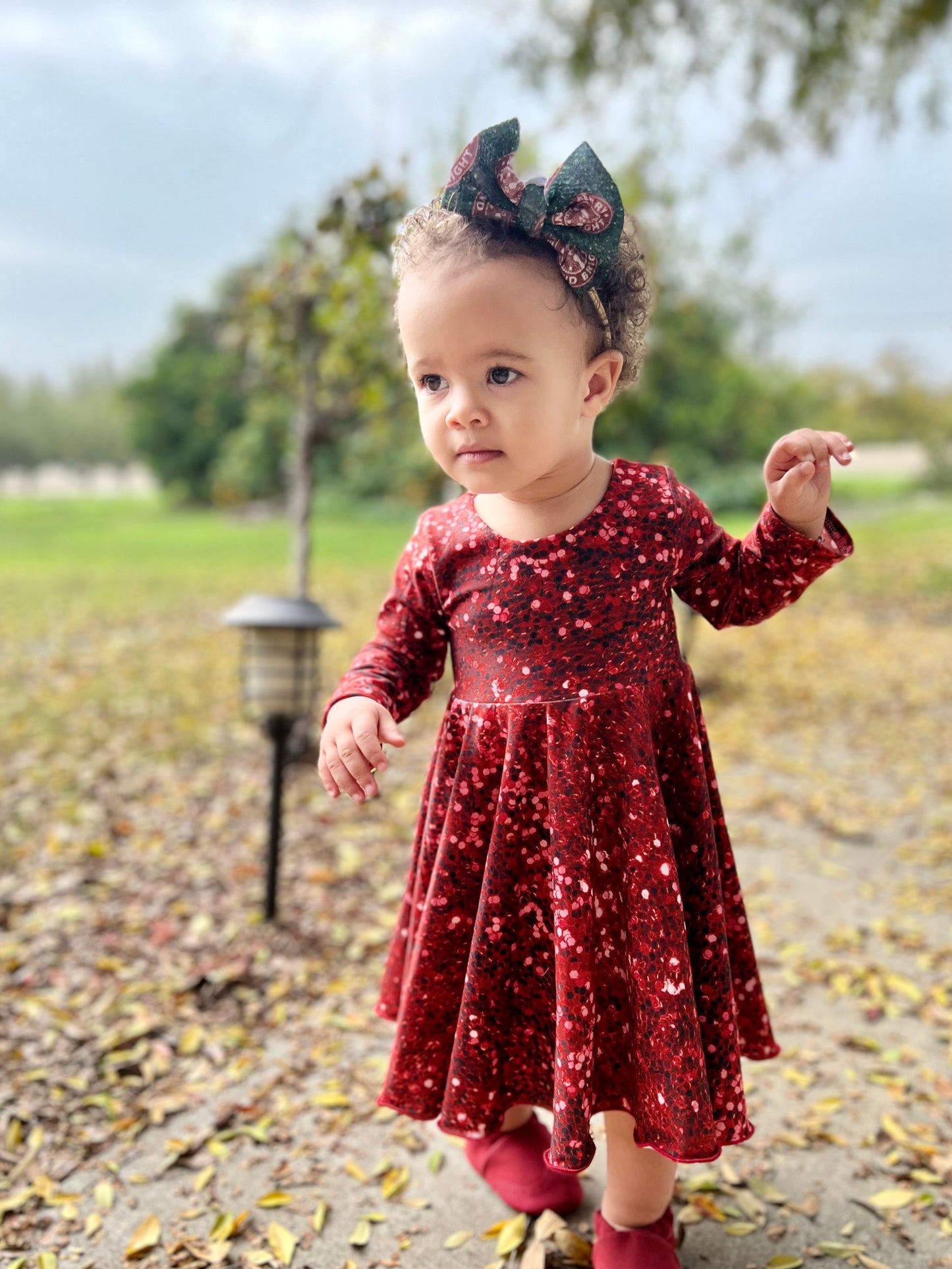 Checkered Peplum Dress