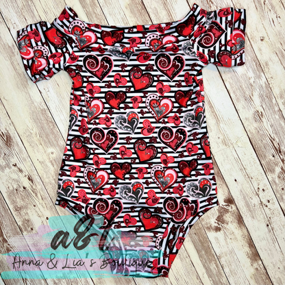 Custom Girls Off the Shoulder Leotard