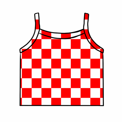 Checkered Cami Tank