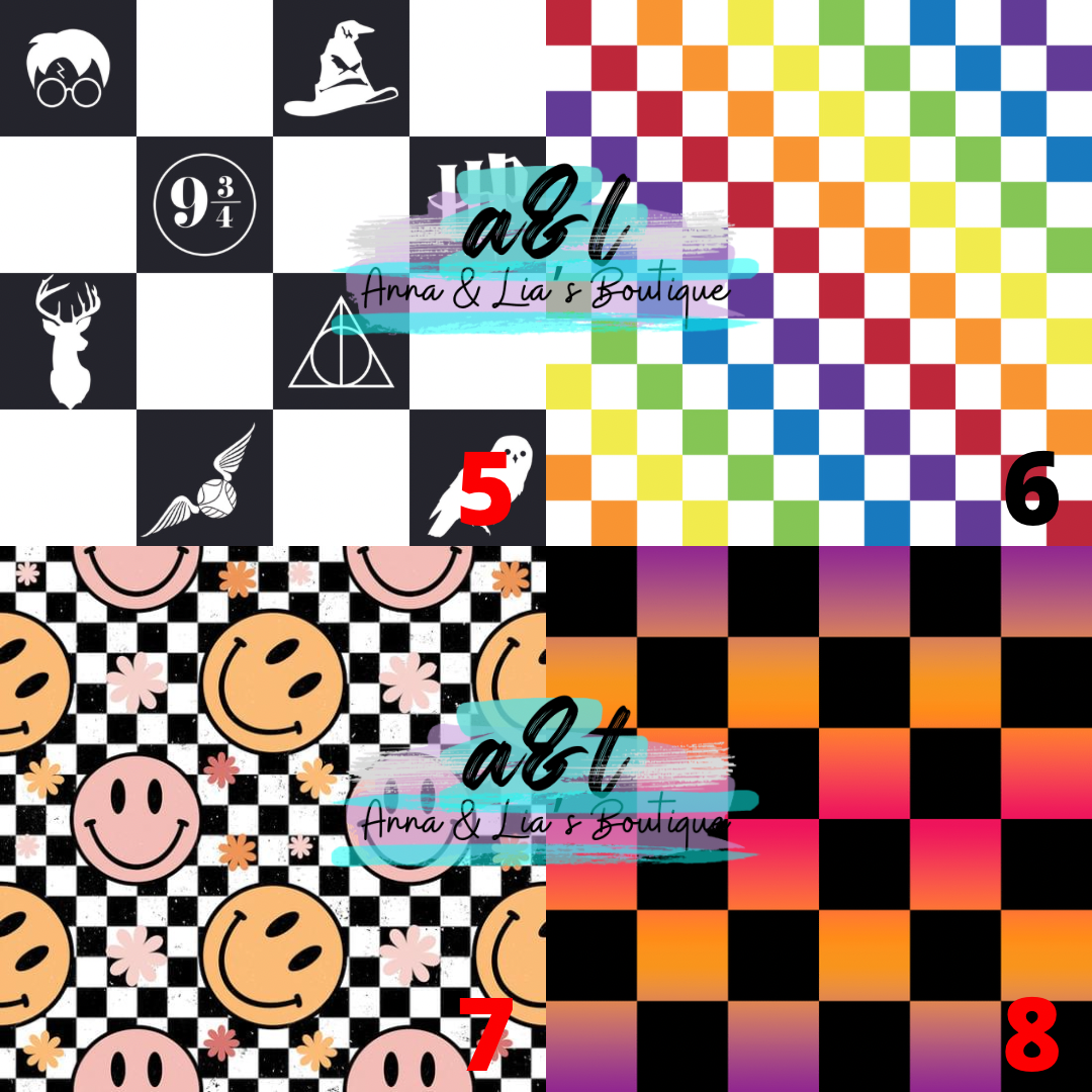 Checkered Skater Skirt Tween to Adult