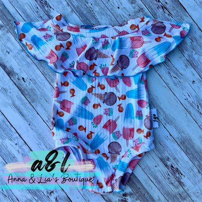 Custom Girls Off the Shoulder Leotard