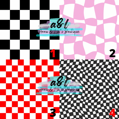 Checkered Shorties/ Lounge Set