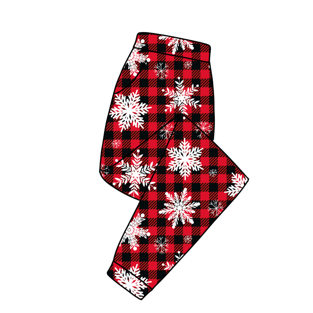 Family Christmas Jammies Womens Pajama Bottoms (jogger style)