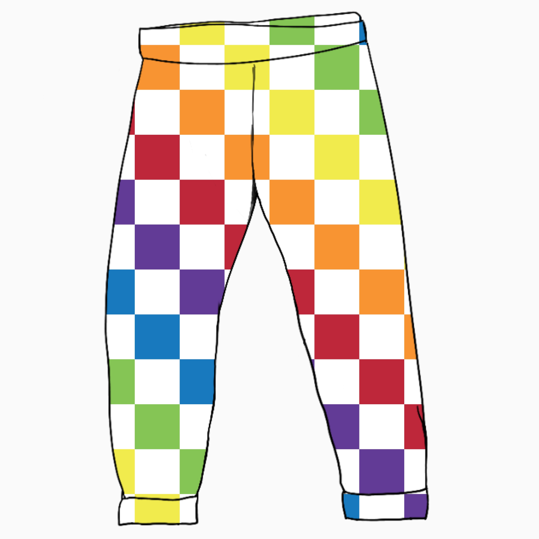 Checkered Leggings Big Kids