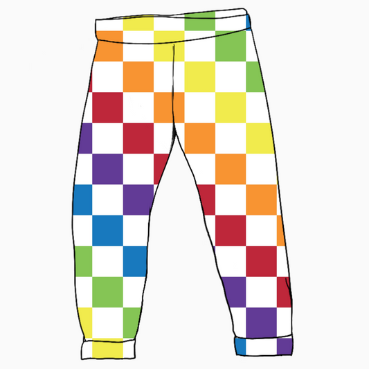 Checkered Leggings Big Kids