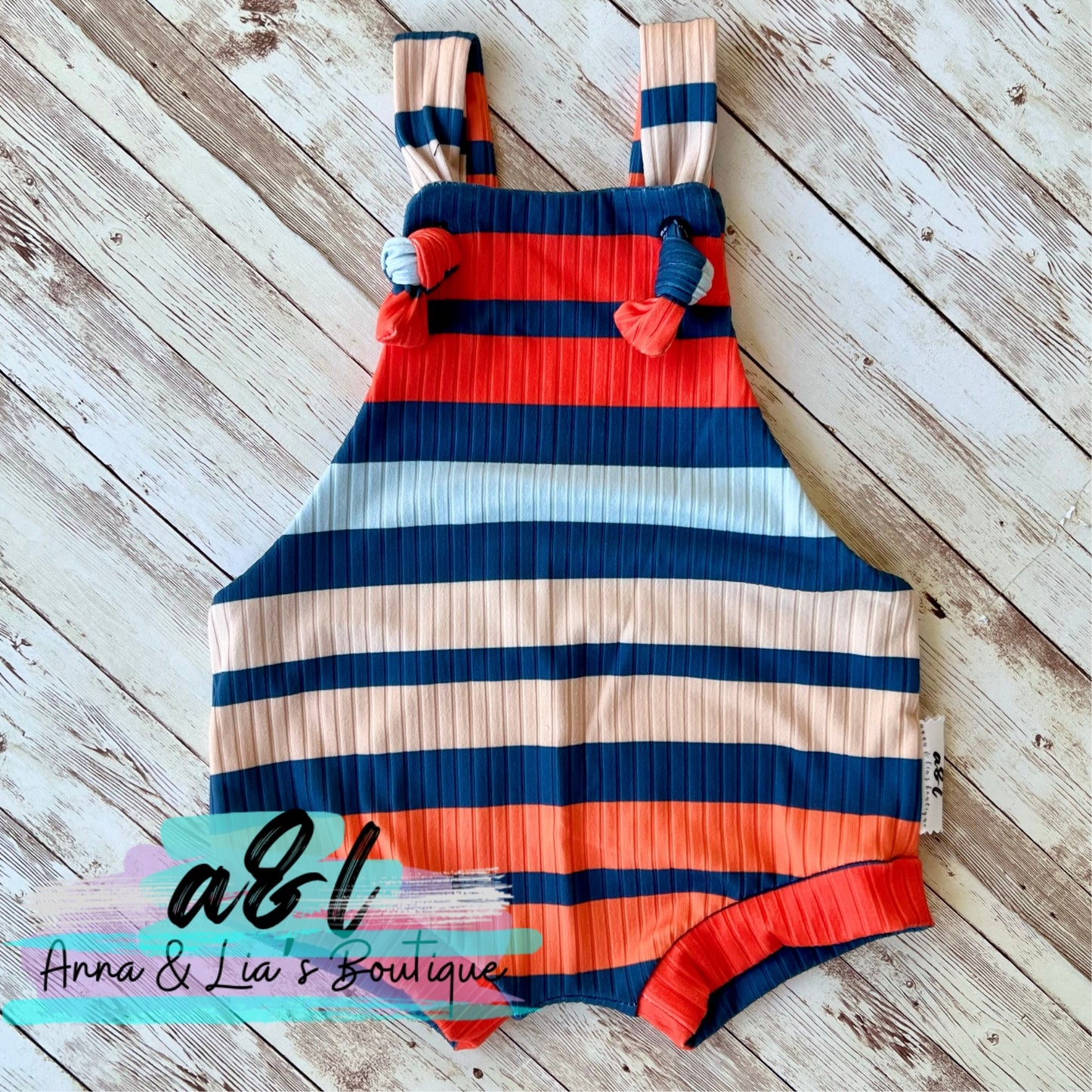 Knotted Shortall Romper Custom