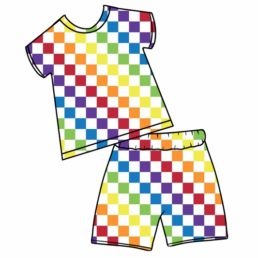 Checkered Summer Jammies (Tween)