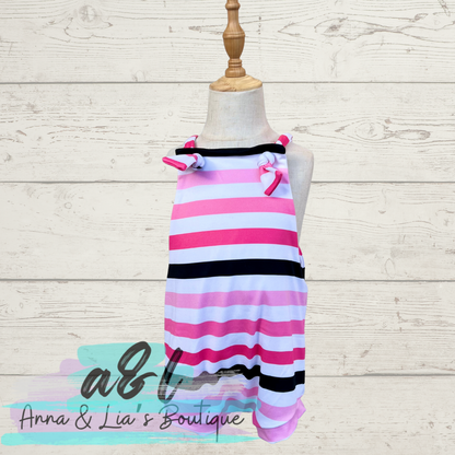 Knotted Shortall Romper Custom