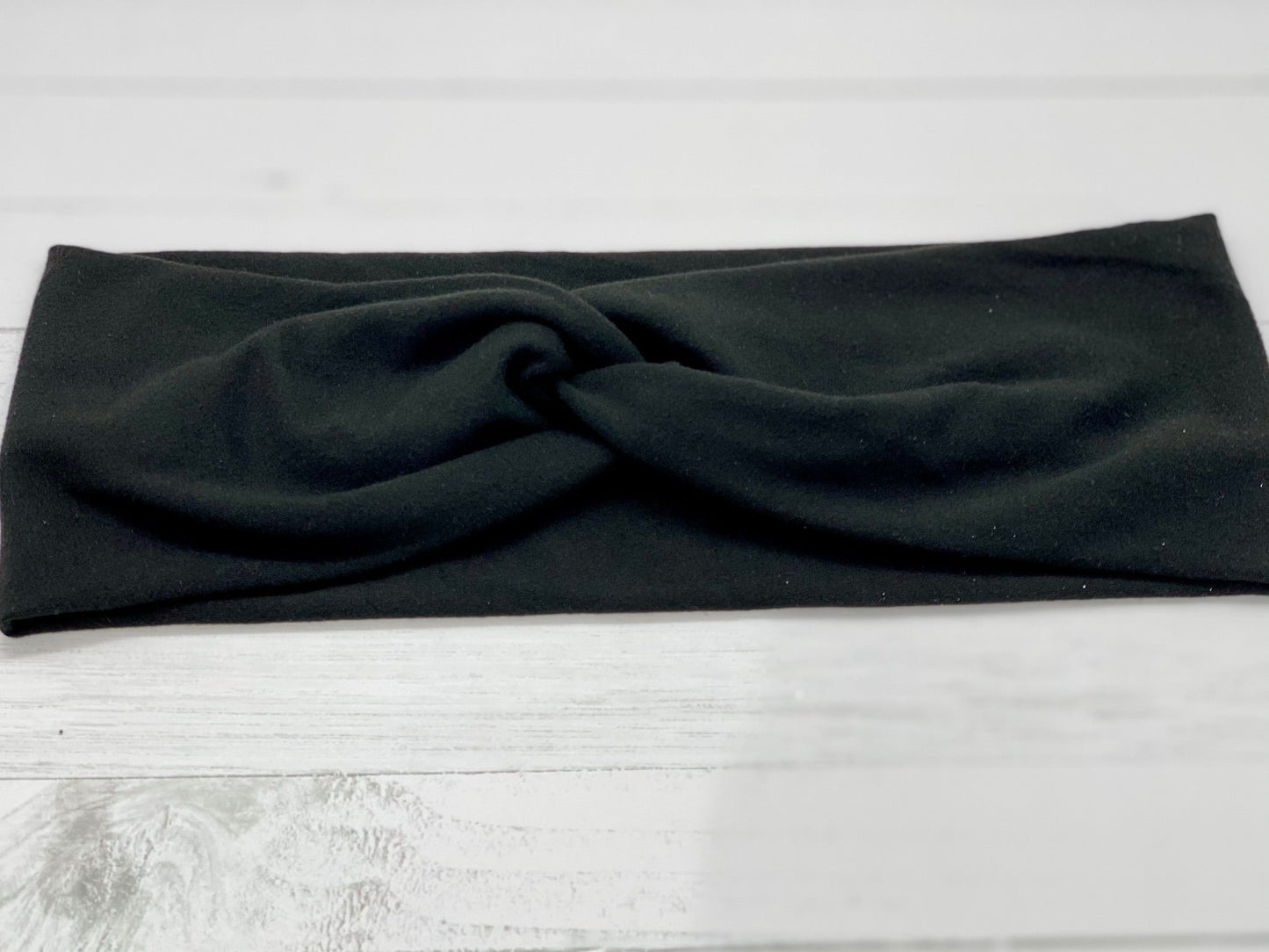 Black Faux Knot Adult Headband *RTS