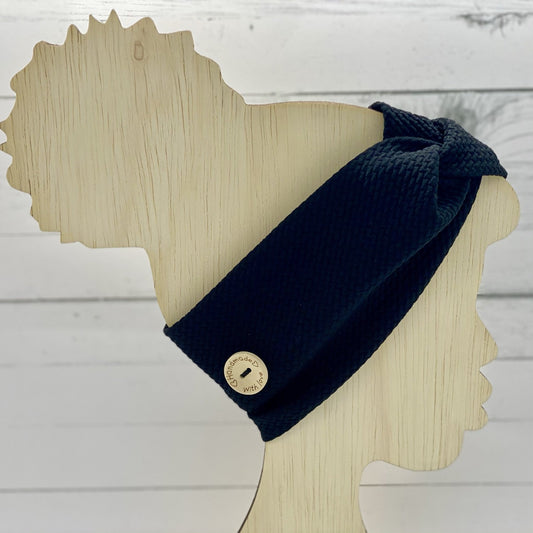 Bat Inspired Adult Faux Knot Headband