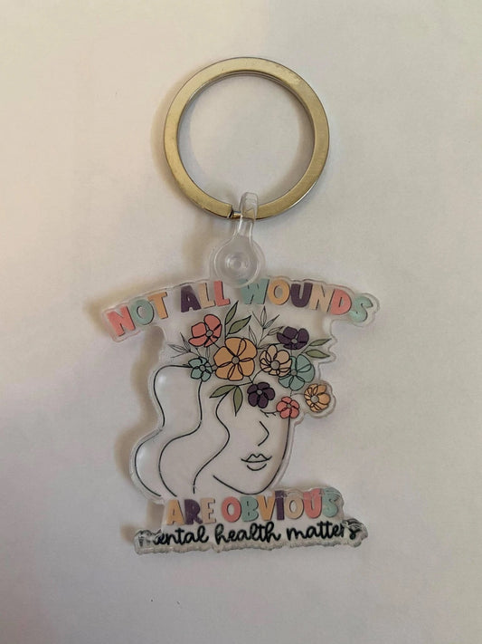 Mental Health Awareness Keychain