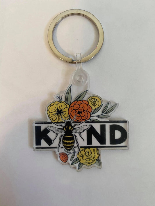 Bee Kind Keychain