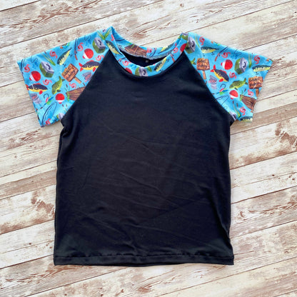 Checkered Raglan