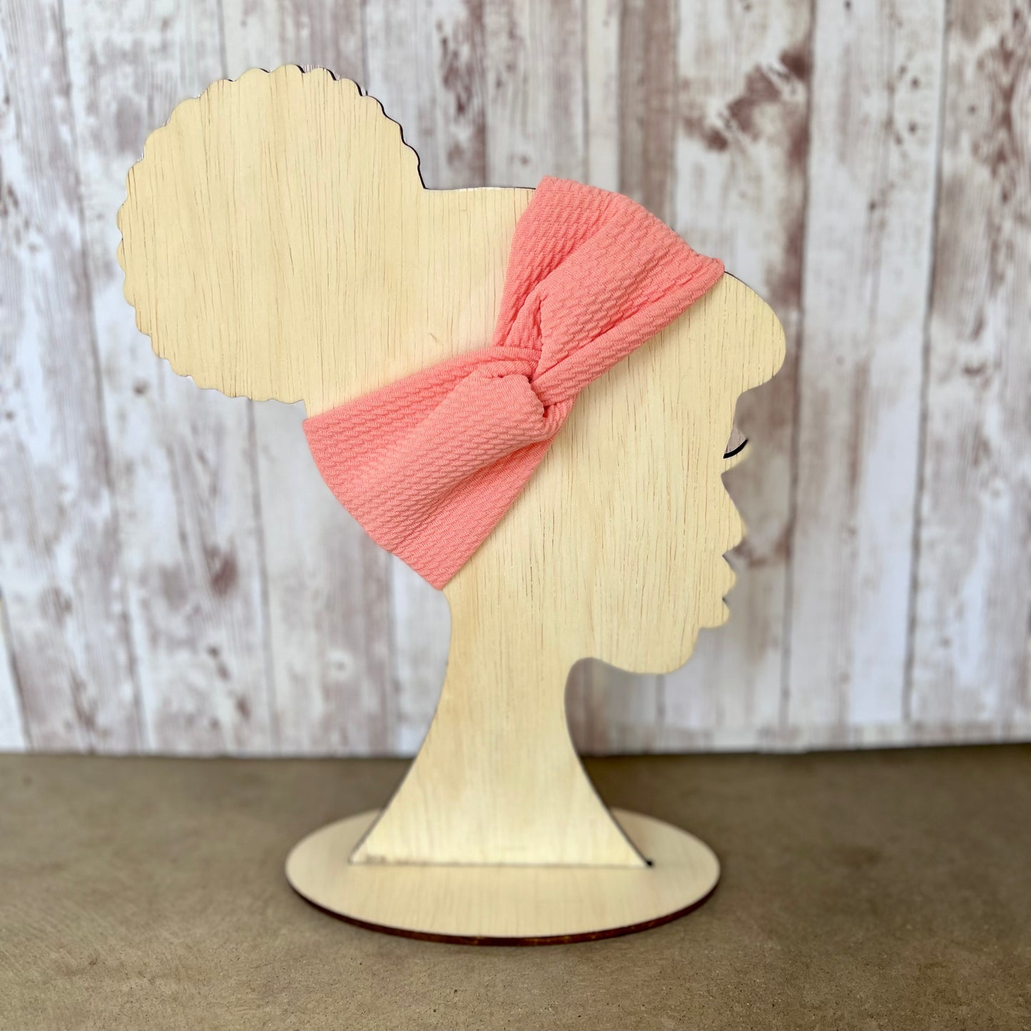RTS Peach Bullet Faux Knot Adult Headband