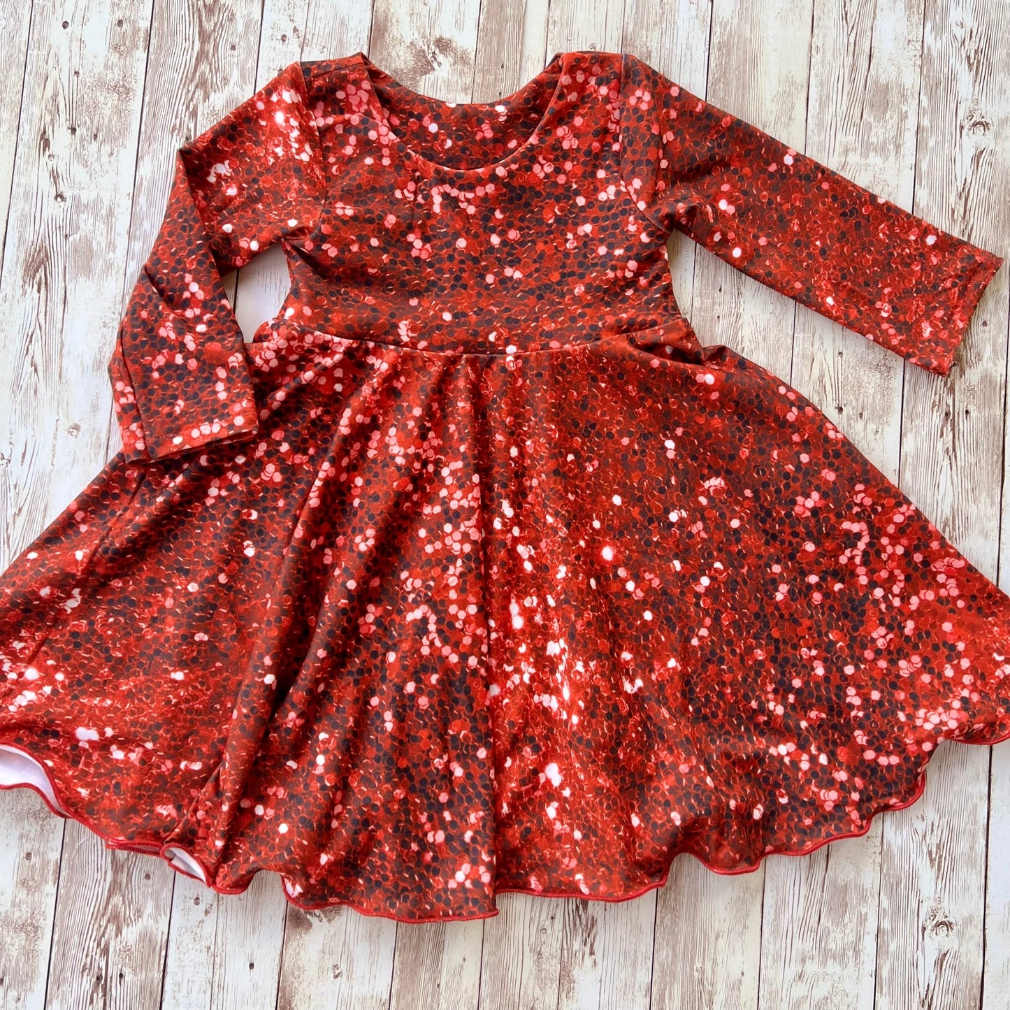Checkered Peplum Dress